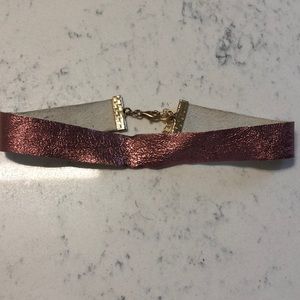 Shimmery pink with a hint of cold choker